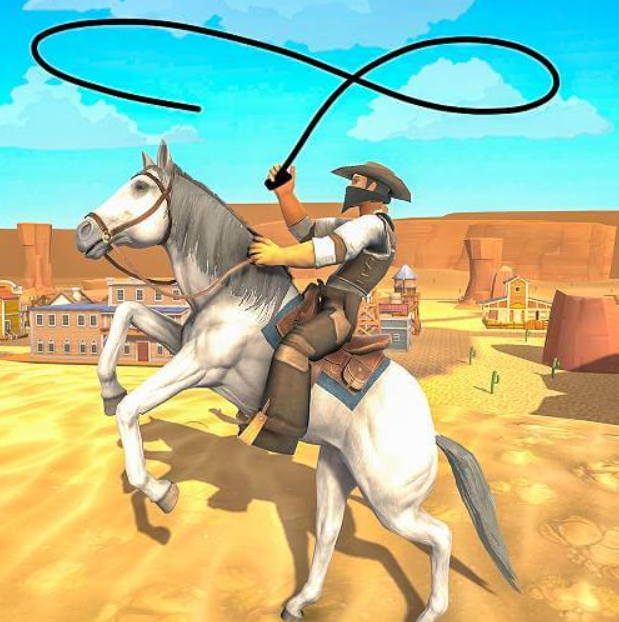 West Cowboy Rodeo Rider Safari gameplay cover